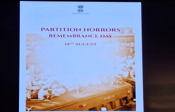 En Partition Horrors Remembrance Day la Embajada de la India, Caracas rindio homenaje a todos aquellos que perdieron la vida durante la particion y recordo a nuestros Luchadores por la Libertad que sacrificaron sus vidas por la Independencia de nuestra Nacion.